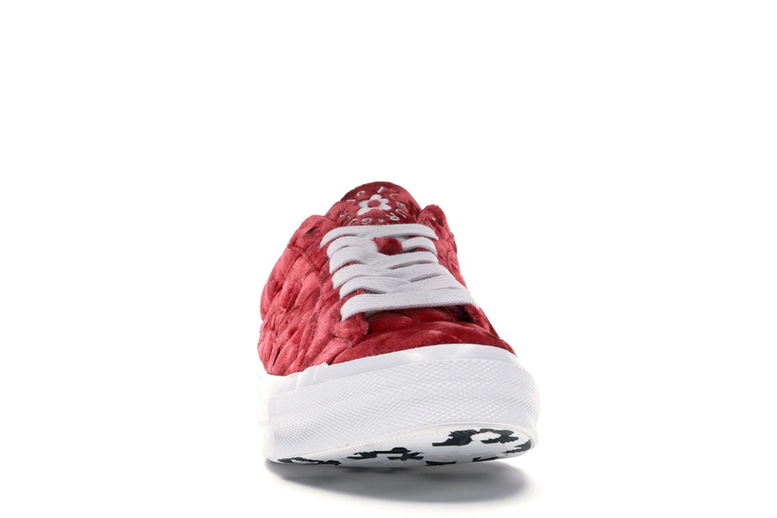 Converse One Star Ox Golf le Fleur TTC Quilted Velvet Barbados Cherry