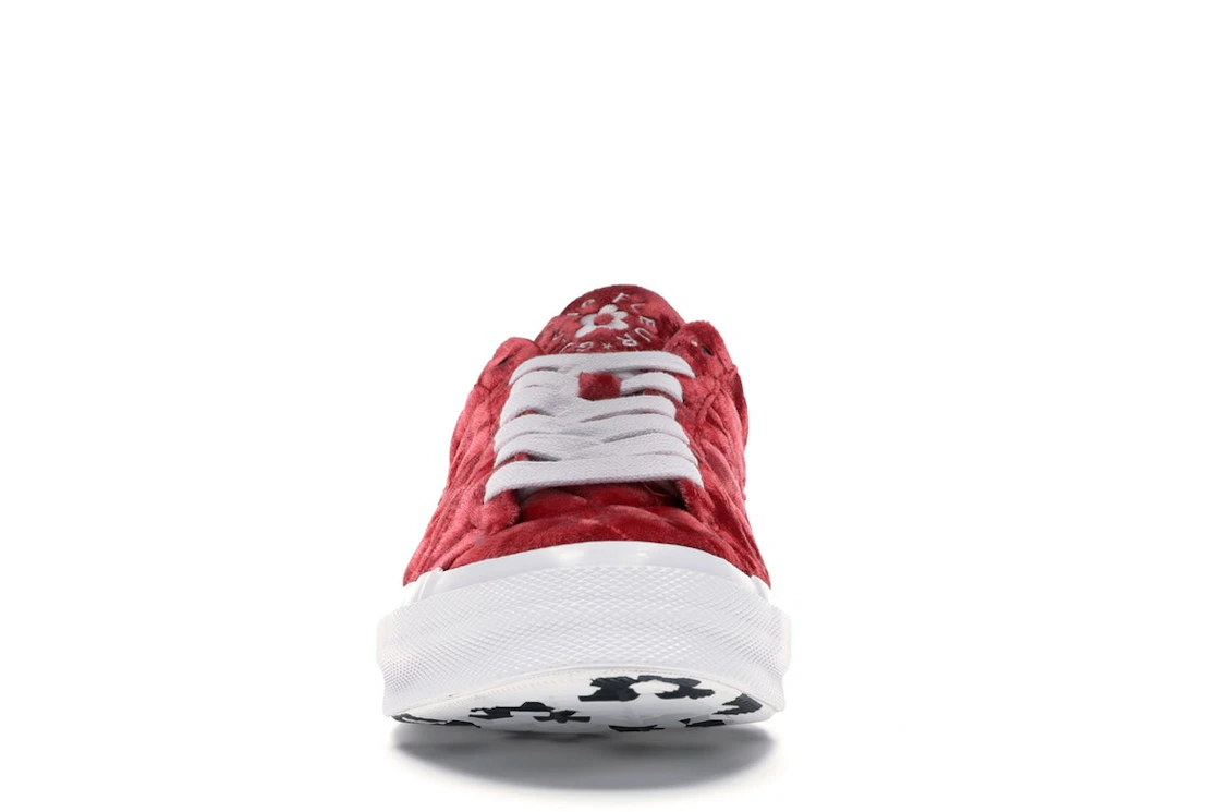 Converse One Star Ox Golf le Fleur TTC Quilted Velvet Barbados Cherry