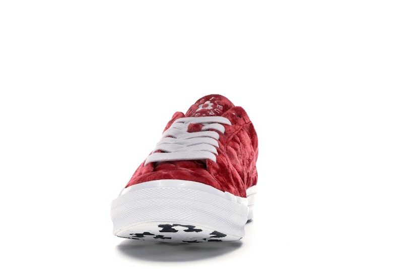 Converse One Star Ox Golf le Fleur TTC Quilted Velvet Barbados Cherry