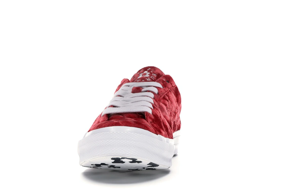 Converse One Star Ox Golf le Fleur TTC Quilted Velvet Barbados Cherry