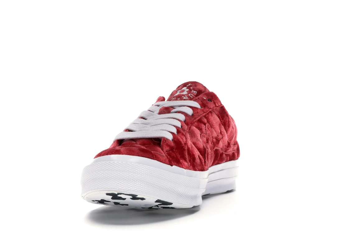 Converse One Star Ox Golf le Fleur TTC Quilted Velvet Barbados Cherry