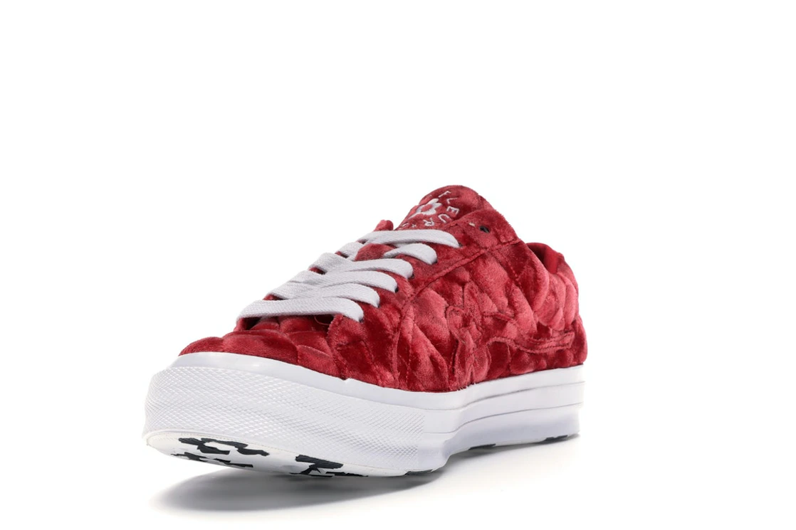 Converse One Star Ox Golf le Fleur TTC Quilted Velvet Barbados Cherry