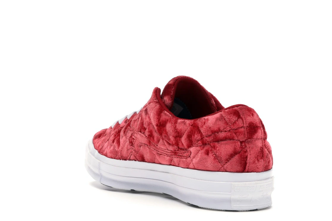 Converse One Star Ox Golf le Fleur TTC Quilted Velvet Barbados Cherry