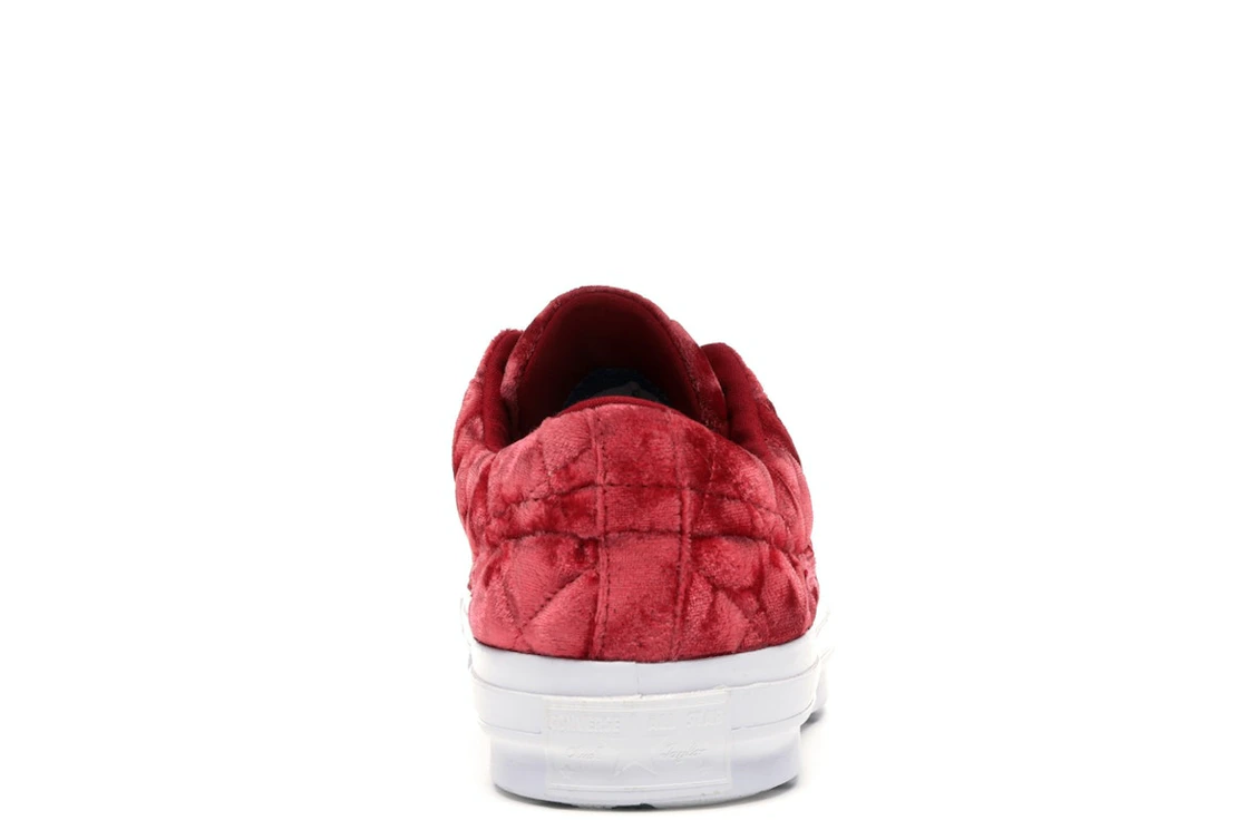 Converse One Star Ox Golf le Fleur TTC Quilted Velvet Barbados Cherry