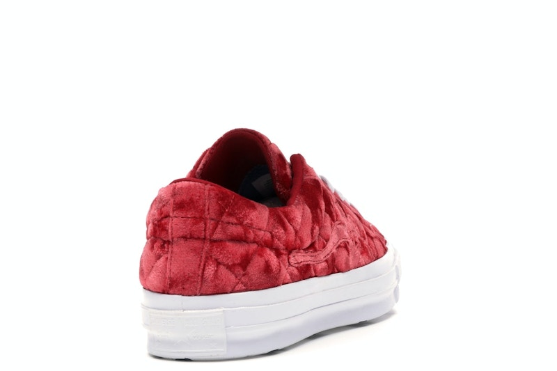 Converse One Star Ox Golf le Fleur TTC Quilted Velvet Barbados Cherry
