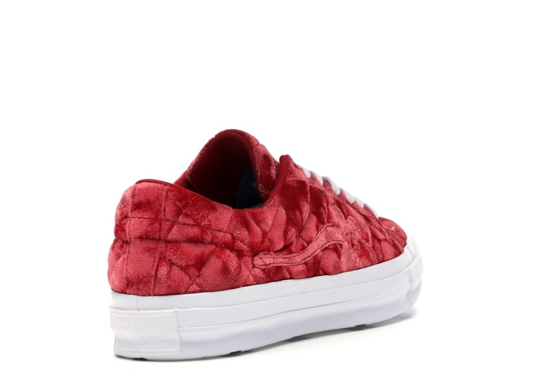 Converse One Star Ox Golf le Fleur TTC Quilted Velvet Barbados Cherry