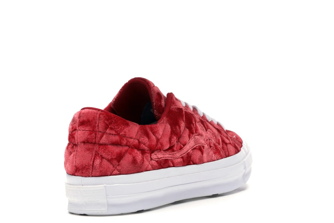 Converse One Star Ox Golf le Fleur TTC Quilted Velvet Barbados Cherry