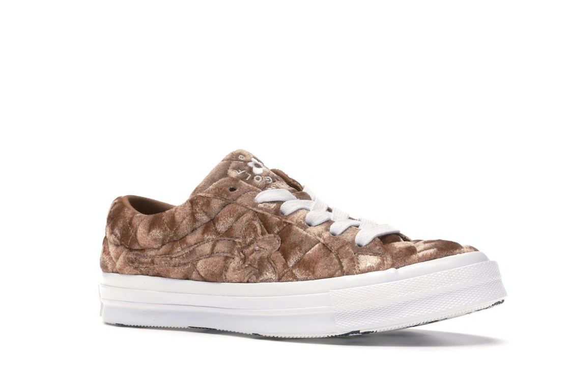Converse One Star Ox Golf le Fleur TTC Quilted Velvet Brown Sugar
