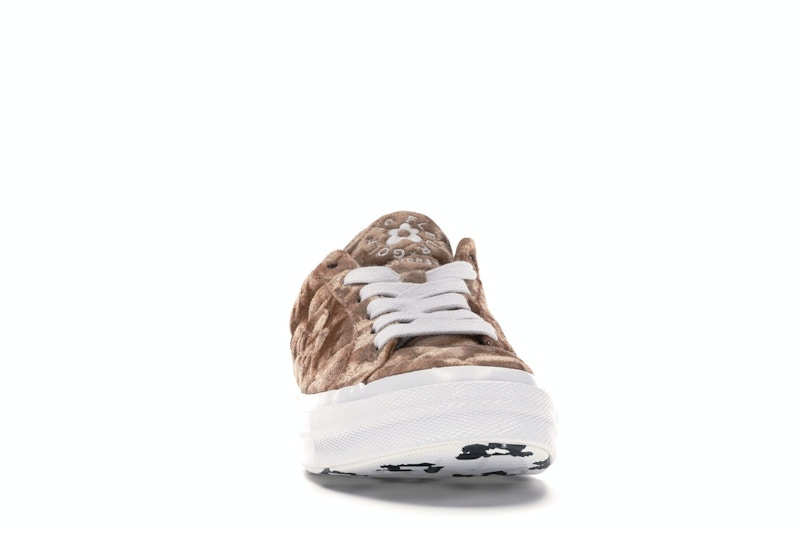 Converse One Star Ox Golf le Fleur TTC Quilted Velvet Brown Sugar
