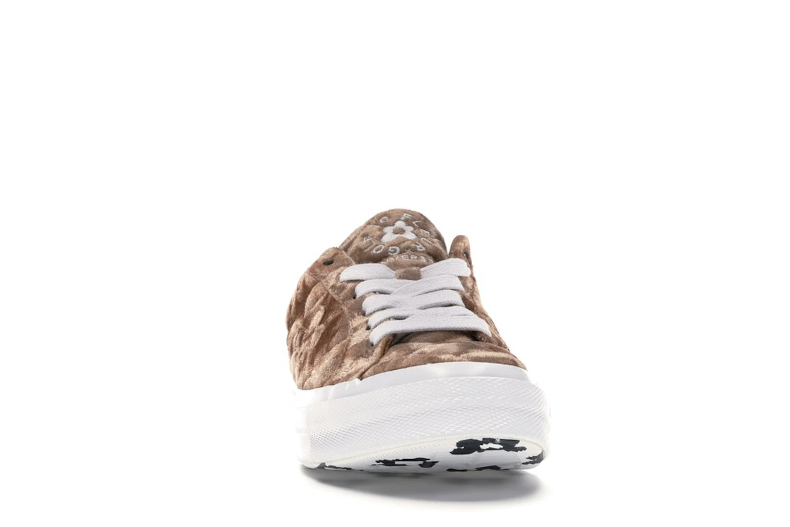 Converse One Star Ox Golf le Fleur TTC Quilted Velvet Brown Sugar