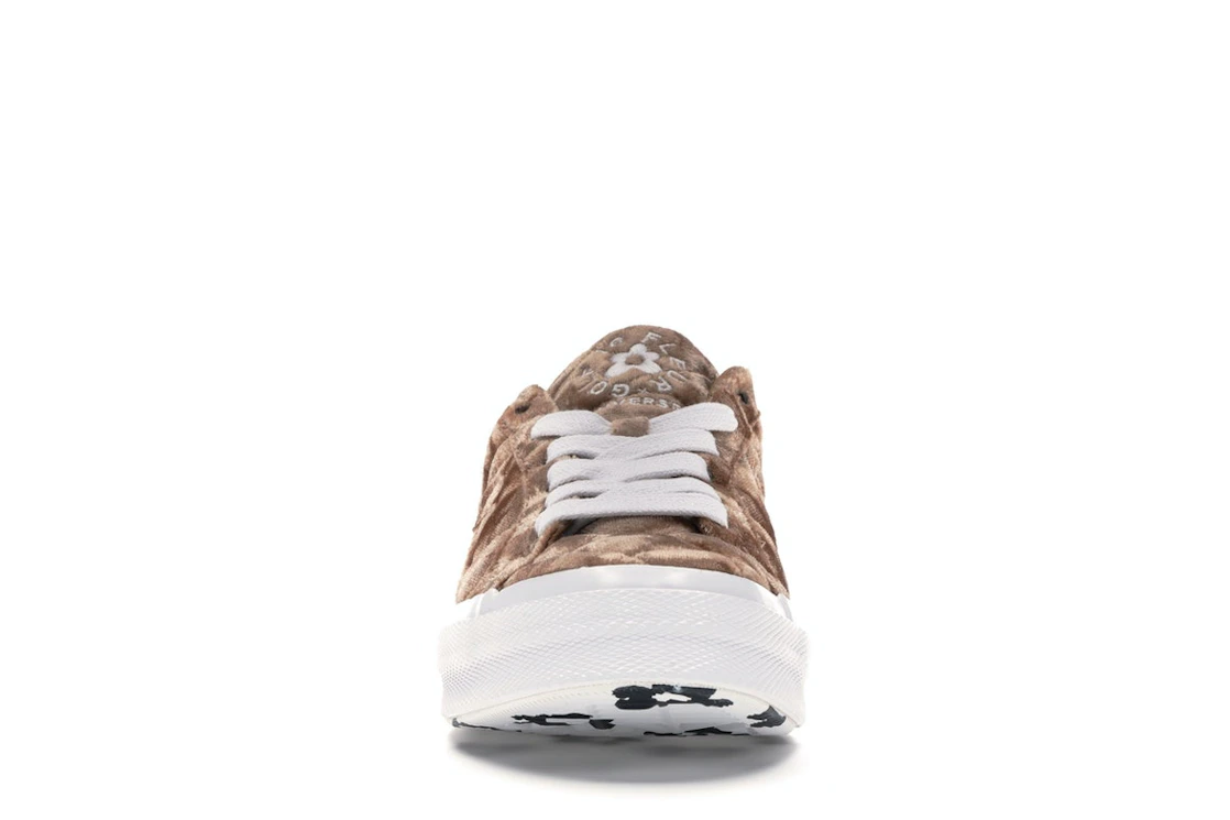 Converse One Star Ox Golf le Fleur TTC Quilted Velvet Brown Sugar