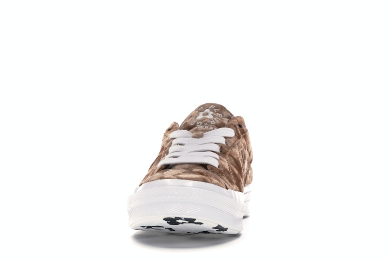 Converse One Star Ox Golf le Fleur TTC Quilted Velvet Brown Sugar