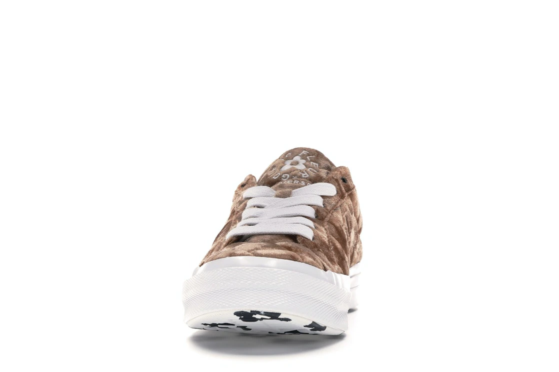 Converse One Star Ox Golf le Fleur TTC Quilted Velvet Brown Sugar