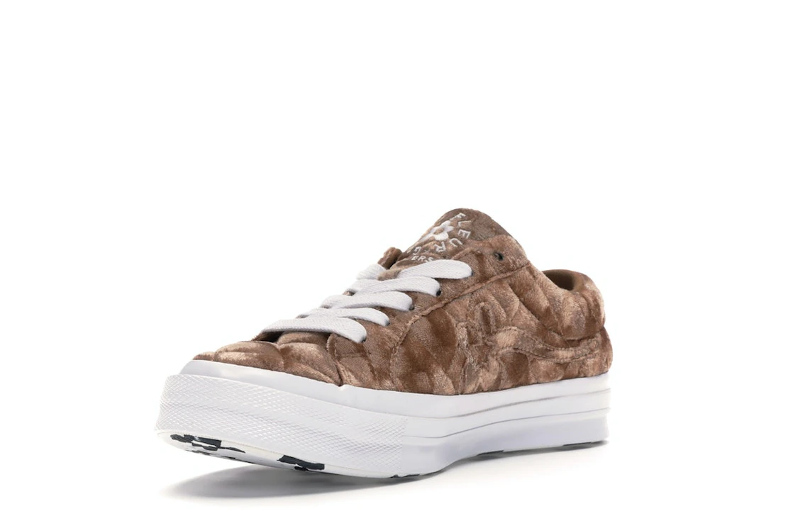 Converse One Star Ox Golf le Fleur TTC Quilted Velvet Brown Sugar