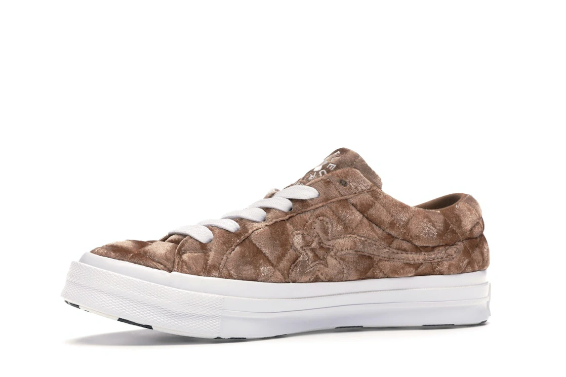 Converse One Star Ox Golf le Fleur TTC Quilted Velvet Brown Sugar
