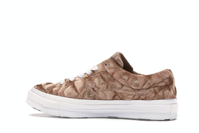 Converse One Star Ox Golf le Fleur TTC Quilted Velvet Brown Sugar