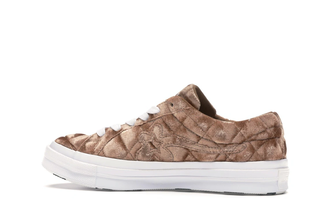 Converse One Star Ox Golf le Fleur TTC Quilted Velvet Brown Sugar