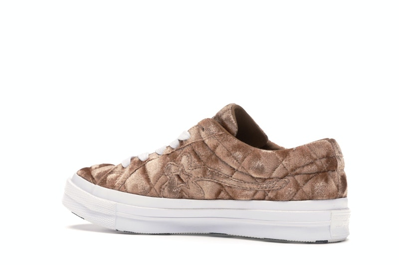 Converse One Star Ox Golf le Fleur TTC Quilted Velvet Brown Sugar