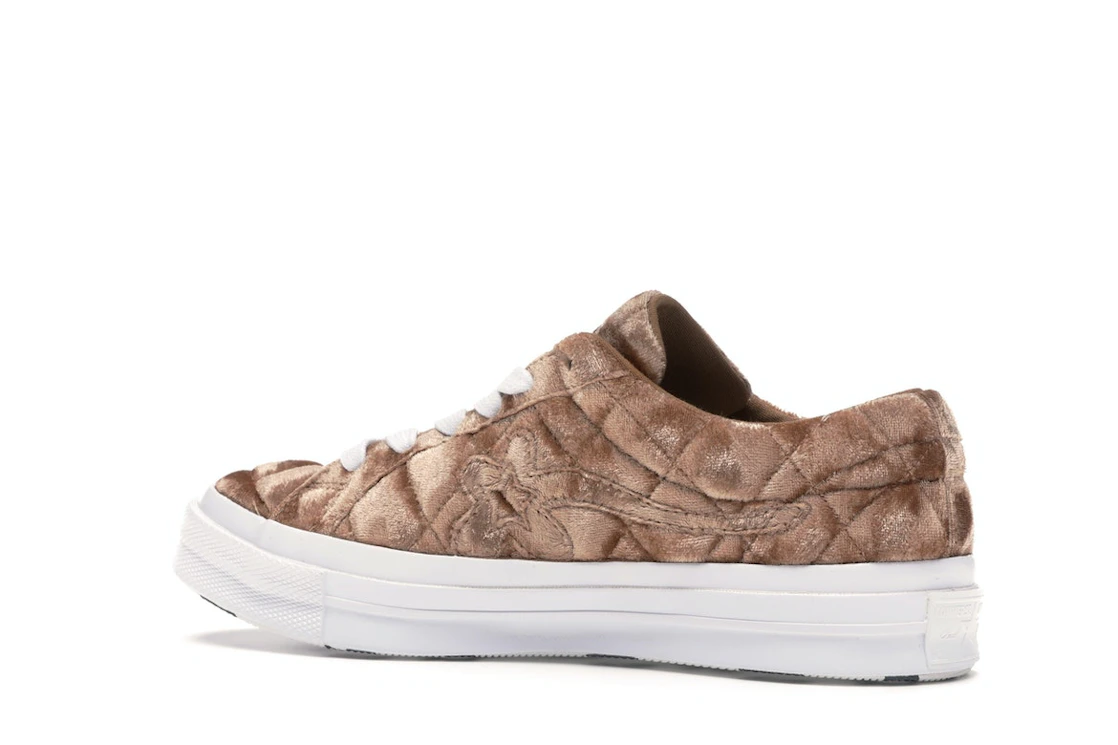Converse One Star Ox Golf le Fleur TTC Quilted Velvet Brown Sugar