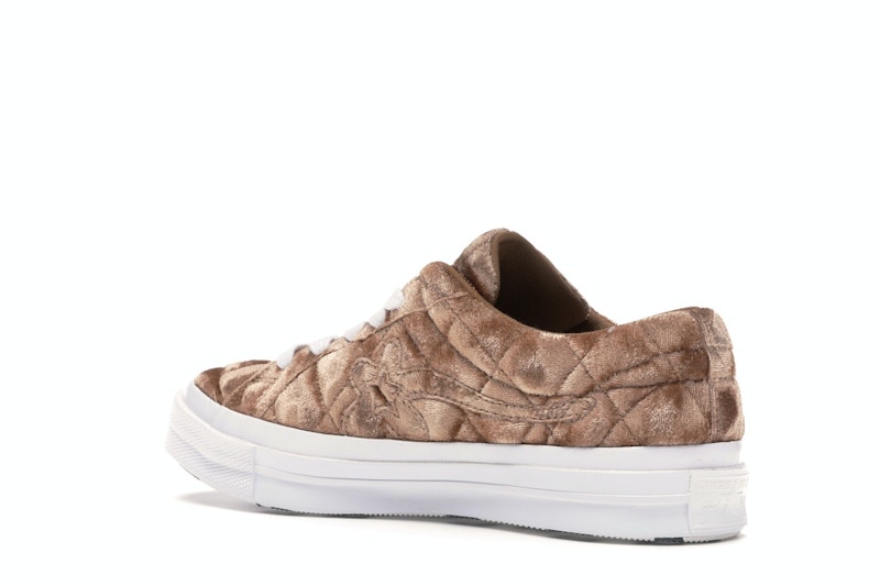 Converse One Star Ox Golf le Fleur TTC Quilted Velvet Brown Sugar