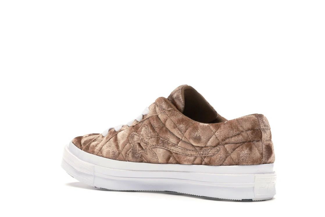 Converse One Star Ox Golf le Fleur TTC Quilted Velvet Brown Sugar