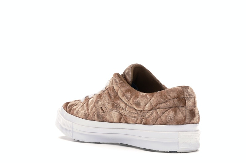 Converse One Star Ox Golf le Fleur TTC Quilted Velvet Brown Sugar