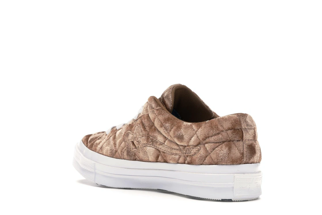 Converse One Star Ox Golf le Fleur TTC Quilted Velvet Brown Sugar