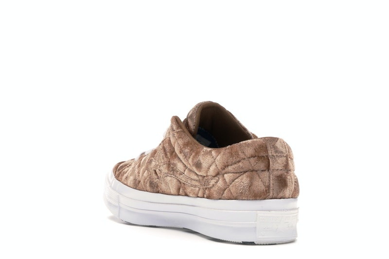 Converse One Star Ox Golf le Fleur TTC Quilted Velvet Brown Sugar