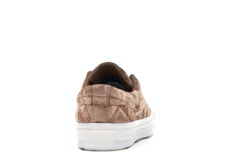 Converse One Star Ox Golf le Fleur TTC Quilted Velvet Brown Sugar