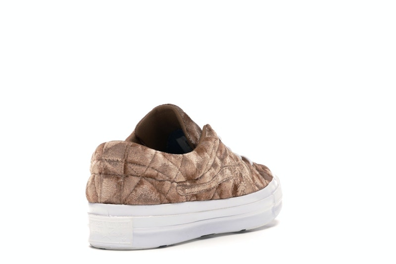 Converse One Star Ox Golf le Fleur TTC Quilted Velvet Brown Sugar