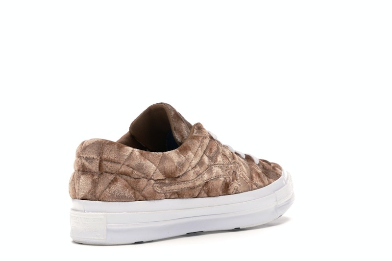 Converse One Star Ox Golf le Fleur TTC Quilted Velvet Brown Sugar