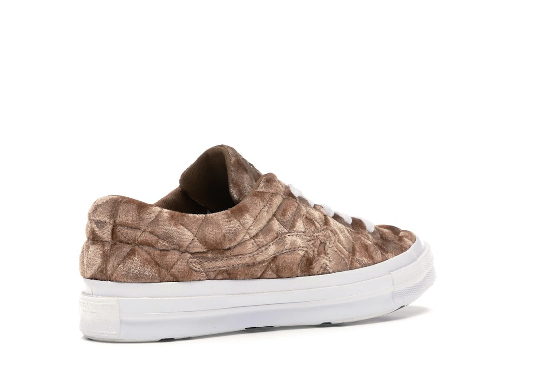 Converse One Star Ox Golf le Fleur TTC Quilted Velvet Brown Sugar