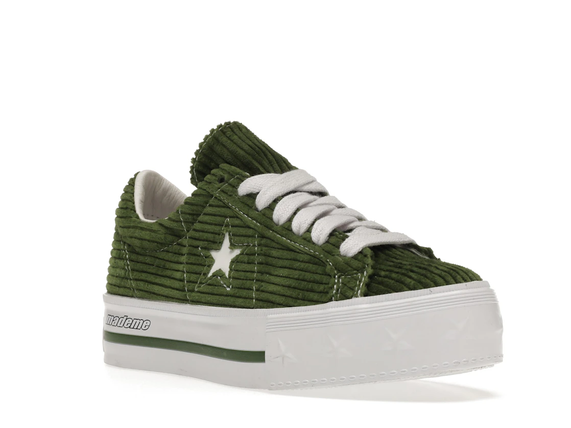 Converse One Star Platform Ox MadeMe Garden Green (Women's)