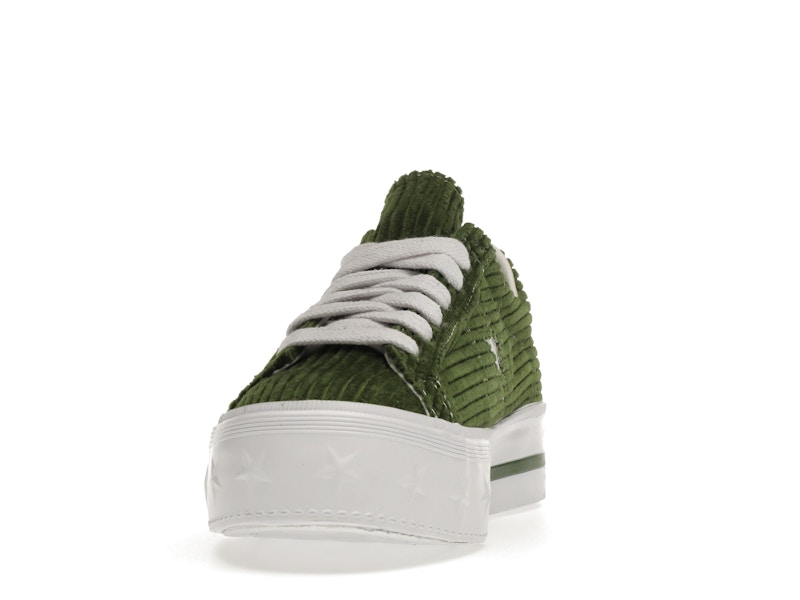 Converse One Star Platform Ox MadeMe Garden Green (Women's)