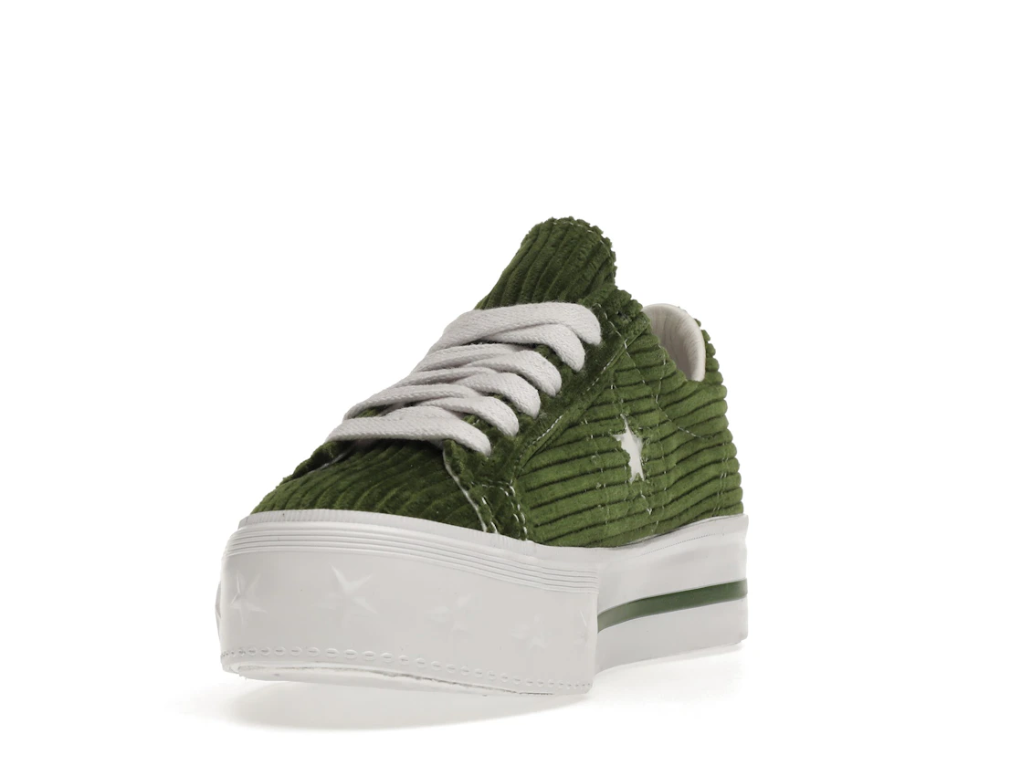 Converse One Star Platform Ox MadeMe Garden Green (Women's)