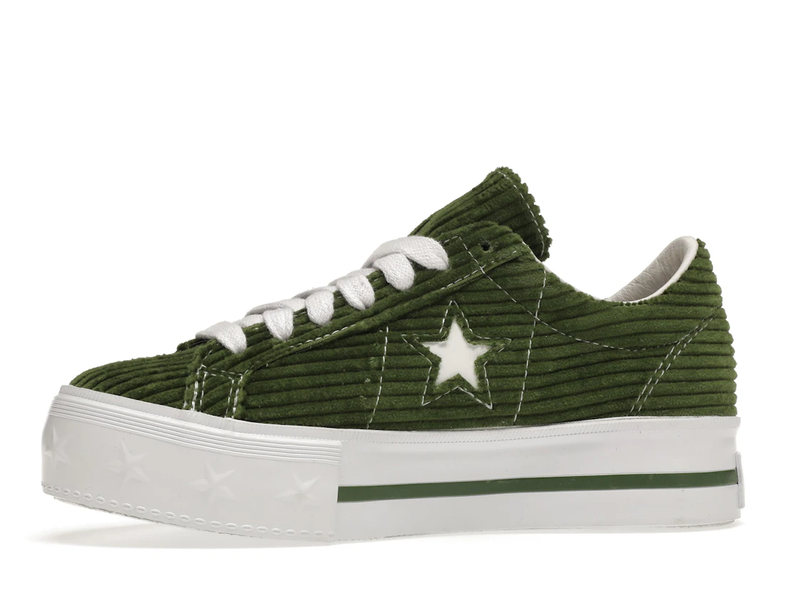 Converse One Star Platform Ox MadeMe Garden Green (Women's)