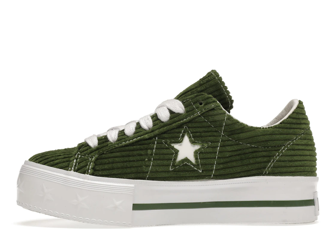 Converse One Star Platform Ox MadeMe Garden Green (Women's)