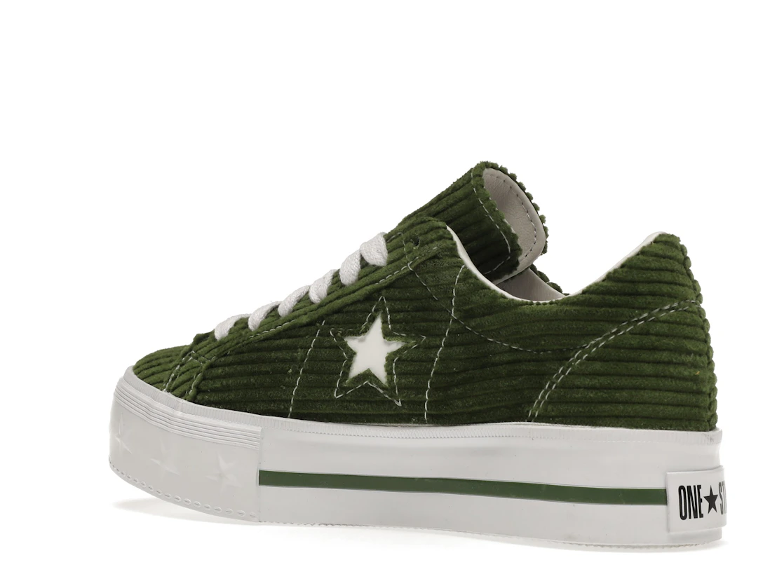 Converse One Star Platform Ox MadeMe Garden Green (Women's)