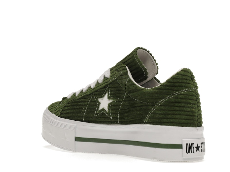 Converse One Star Platform Ox MadeMe Garden Green (Women's)