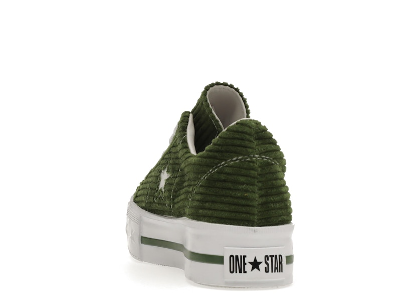 Converse One Star Platform Ox MadeMe Garden Green (Women's)