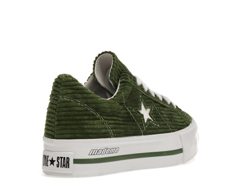 Converse One Star Platform Ox MadeMe Garden Green (Women's)