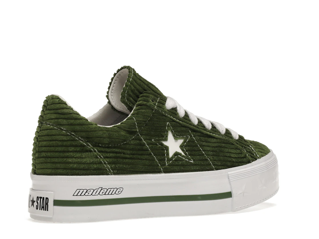 Converse One Star Platform Ox MadeMe Garden Green (Women's)
