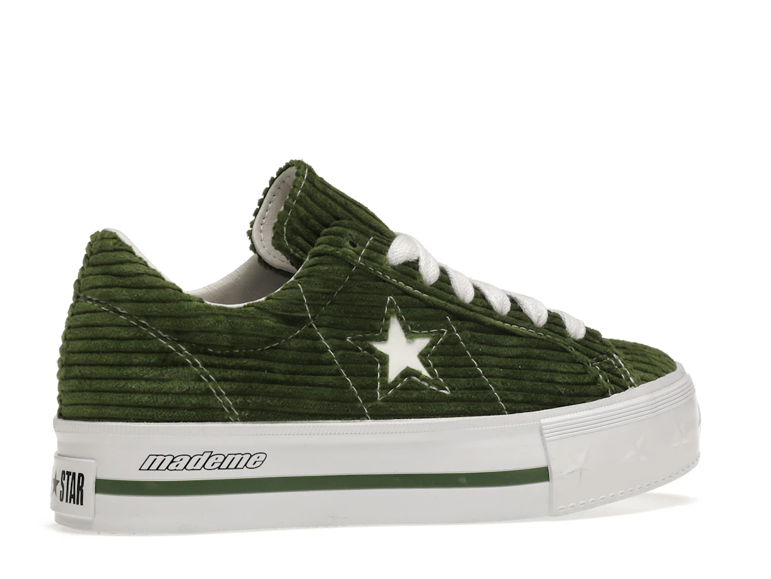 Converse One Star Platform Ox MadeMe Garden Green (Women's)