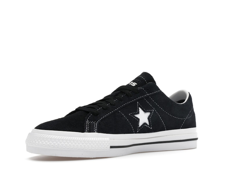 Converse One Star Pro Ox Black Black White