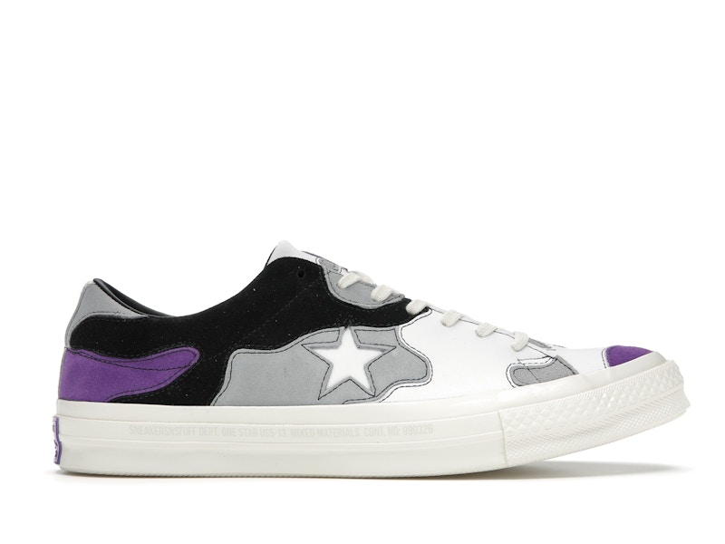 Converse one star purple sales