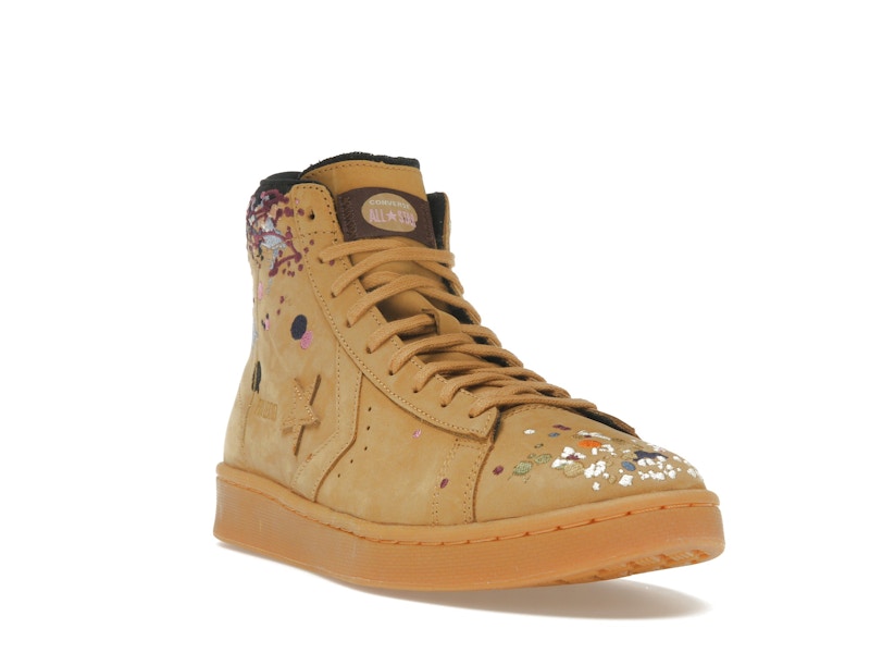 Converse Pro Leather Hi Bandulu Paint Splatter Flux