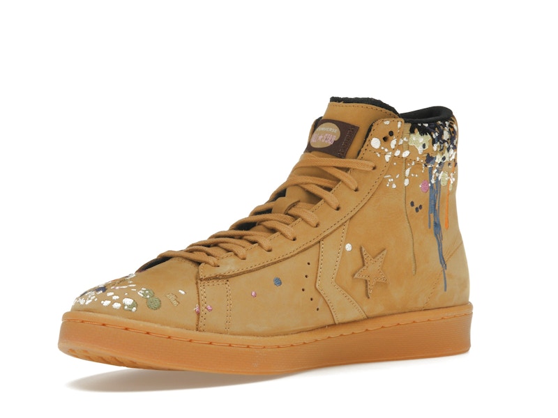 Converse Pro Leather Hi Bandulu Paint Splatter Flux
