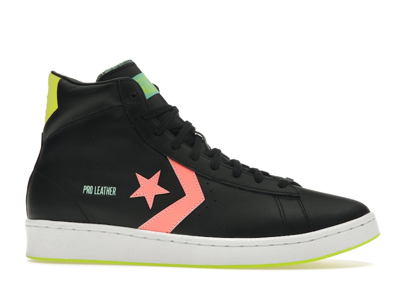 Converse Pro Leather Hi Hi-Vis Black