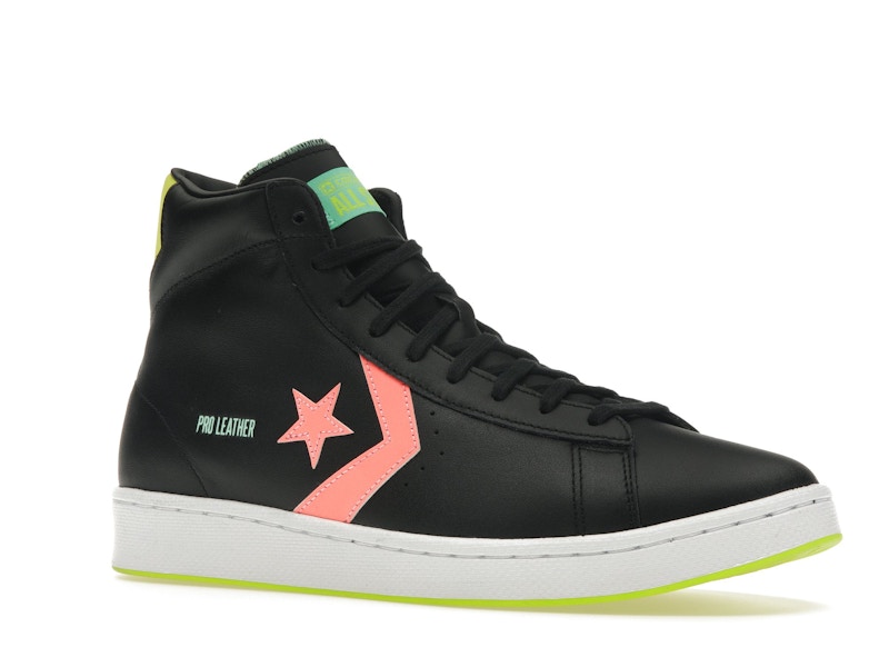 Converse Pro Leather Hi Hi-Vis Black