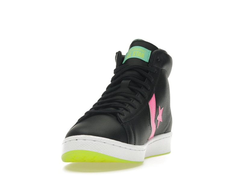 Converse Pro Leather Hi Hi-Vis Black